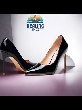 Women's High Heels Pumps Closed Pointed Toe Stiletto 4inch Heels Classic Office